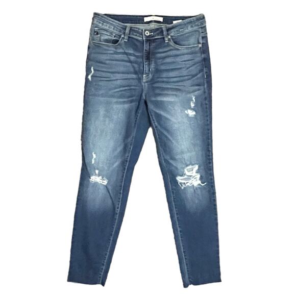 Kan Can (31) Annalise Skinny Distressed Scissor Hem Jeans - Stitch Fix Pants - Picture 2 of 13